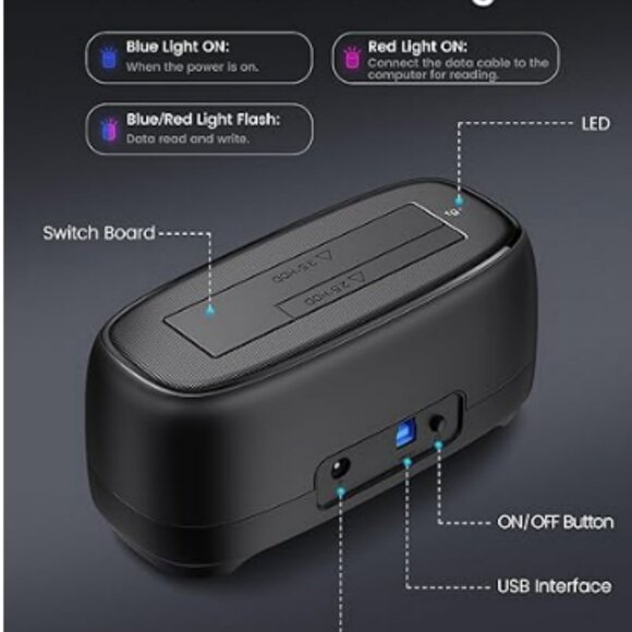 ORICO External Hard Drive Docking Station - Picture 4 of 4